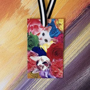 "Bloom Room" Ribboned Gift Tags x 5